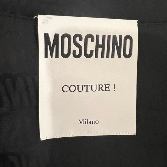 Moschino Couture All Over Embroidered Logo Buttondown - Picture 8 of 9